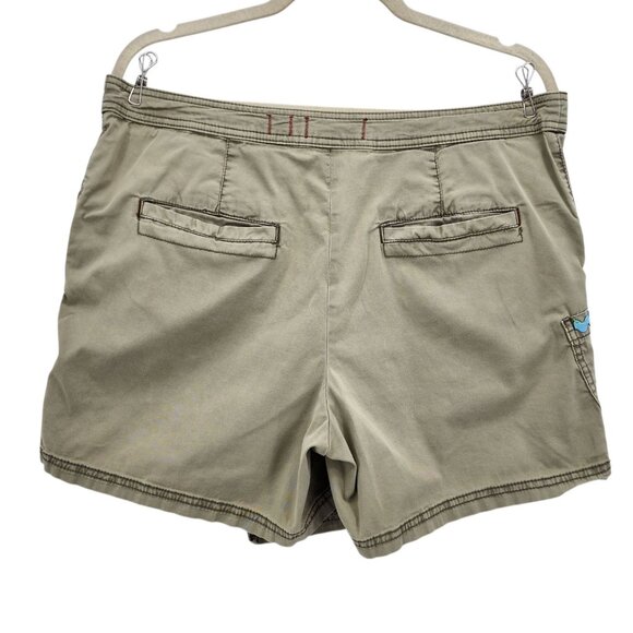 Anthropologie Hei Hei Womens 12 Skort Wrap Distressed Khaki Skirt Boho Preppy - Picture 4 of 10